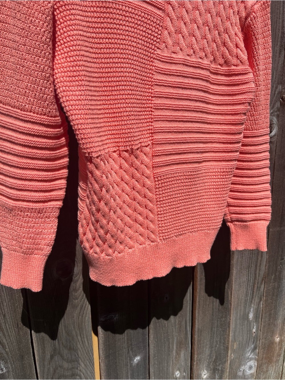 Time and Tru Coral Crewneck Sweater size medium - Picture 4 of 12